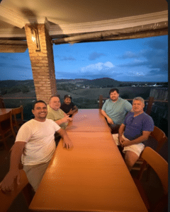 Lutz Brito, Fernando Antonio, Bruno Andrade e demais amigos