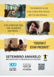 Setembro Amarelo 2026: Escutar é estar presente